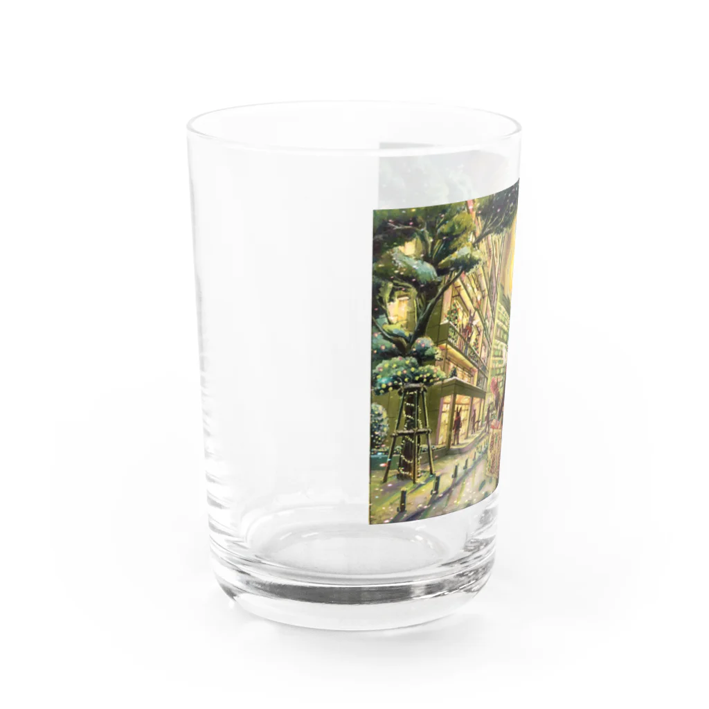 🌿Art shop Kano🌿の「ただいま」 Water Glass :left