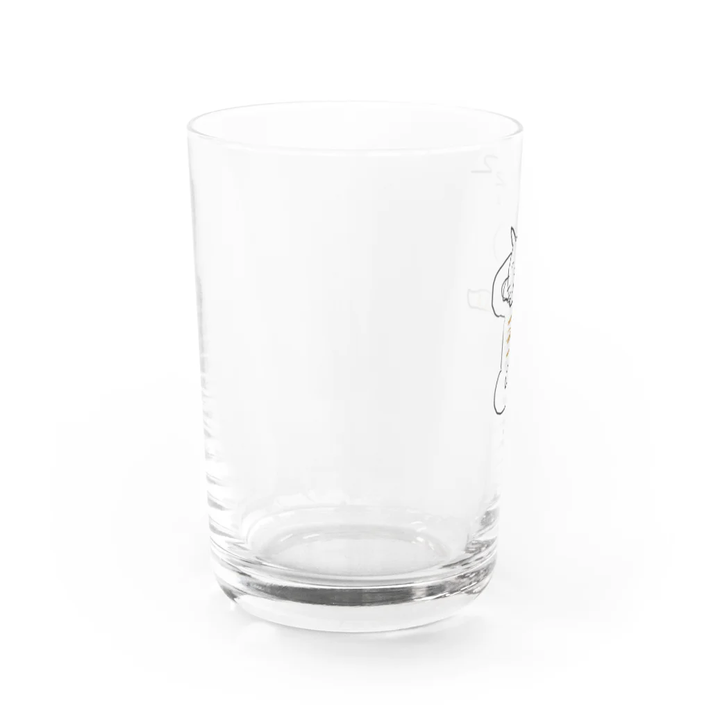 #カルペディエムのネコろぶ猫 Water Glass :left