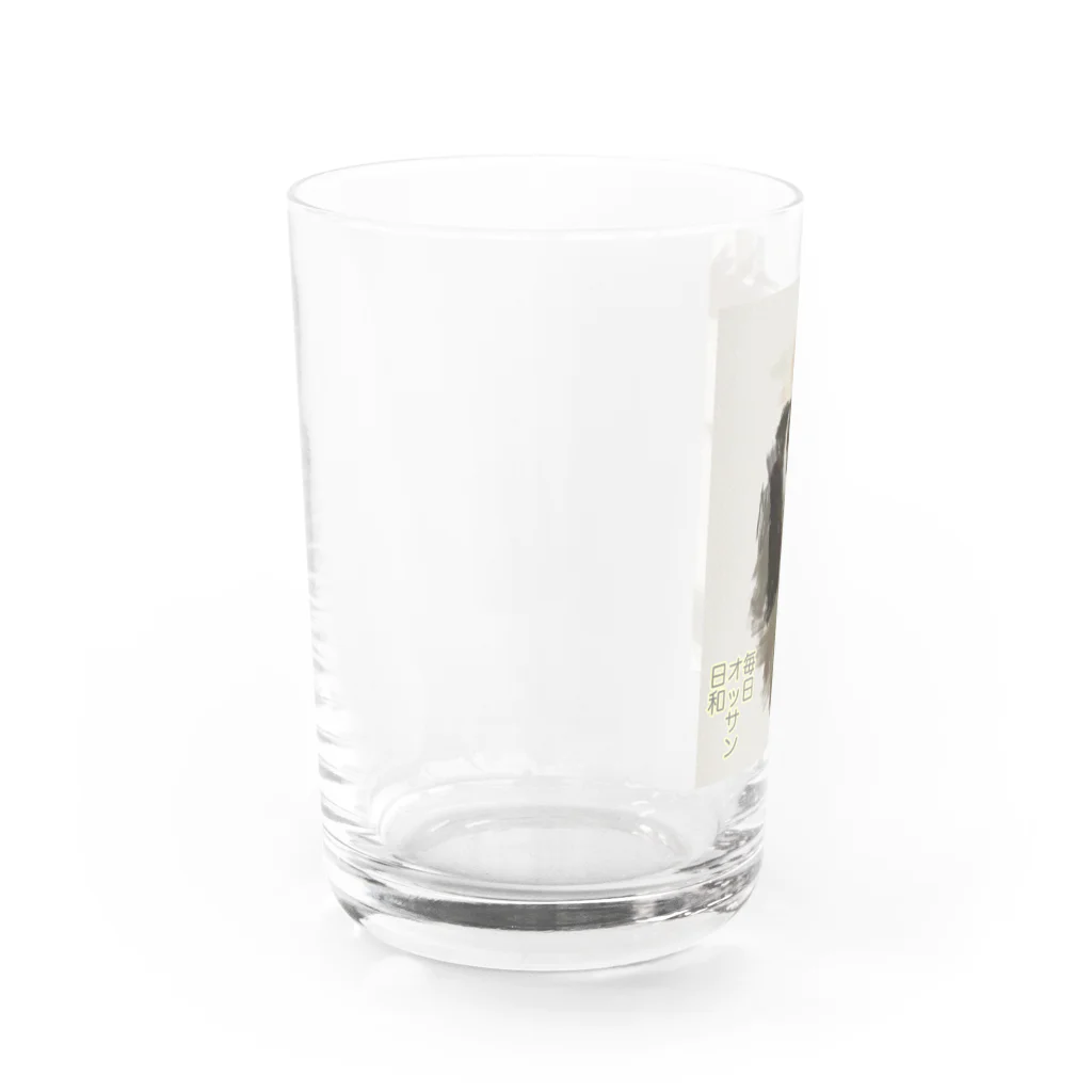 カンちゃんグッズショップのオッサン Water Glass :left