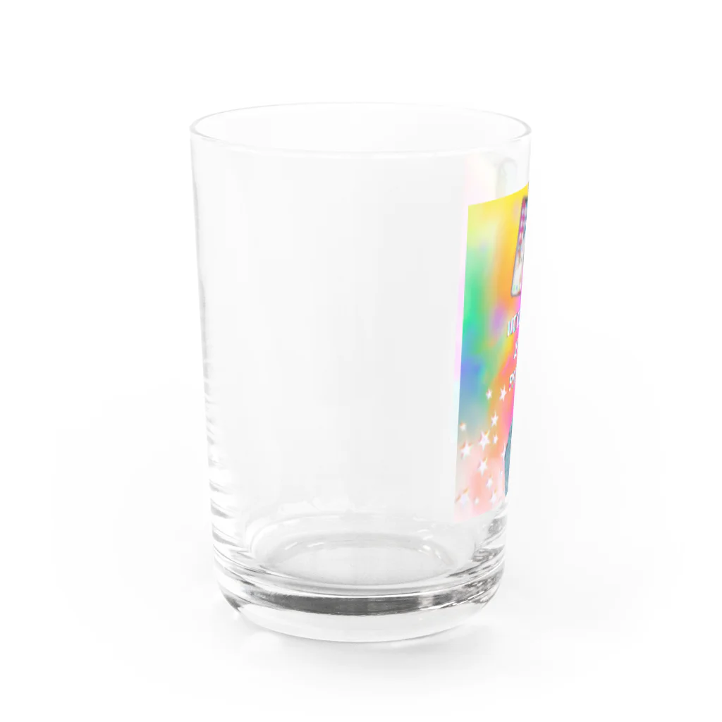 Yume zukin の真逆が普通 Water Glass :left