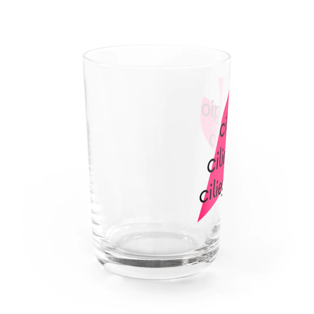 soba　bar　ciliegio　ソババル チリエージョ　弘前のSAKURAロゴ タンブラー Water Glass :left