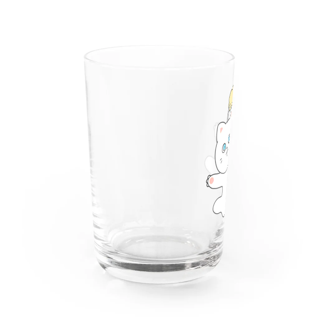 あげいもやさんのえいりあんきゃっつ Water Glass :left
