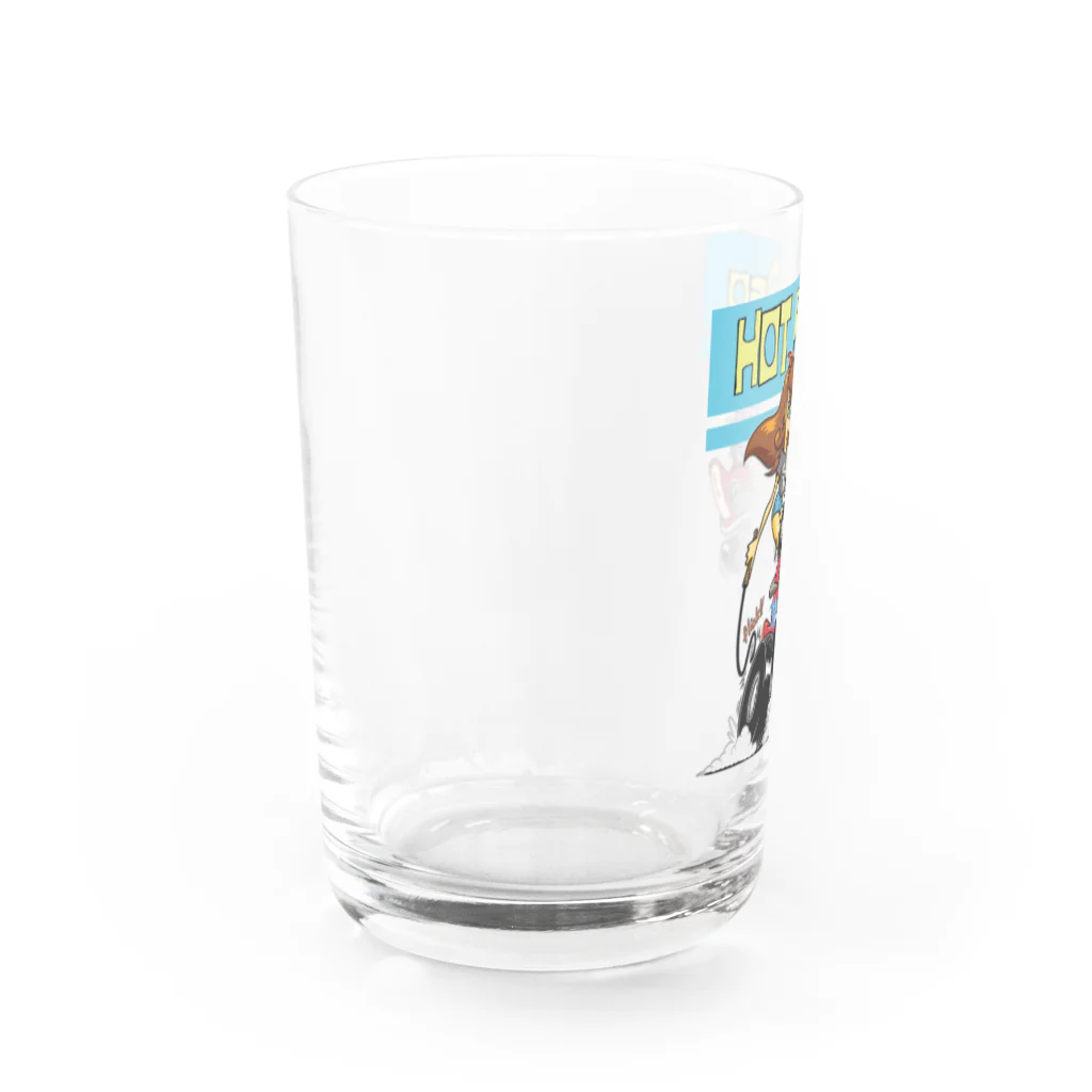 nidan-illustrationの“HOT RODeo” Water Glass :left