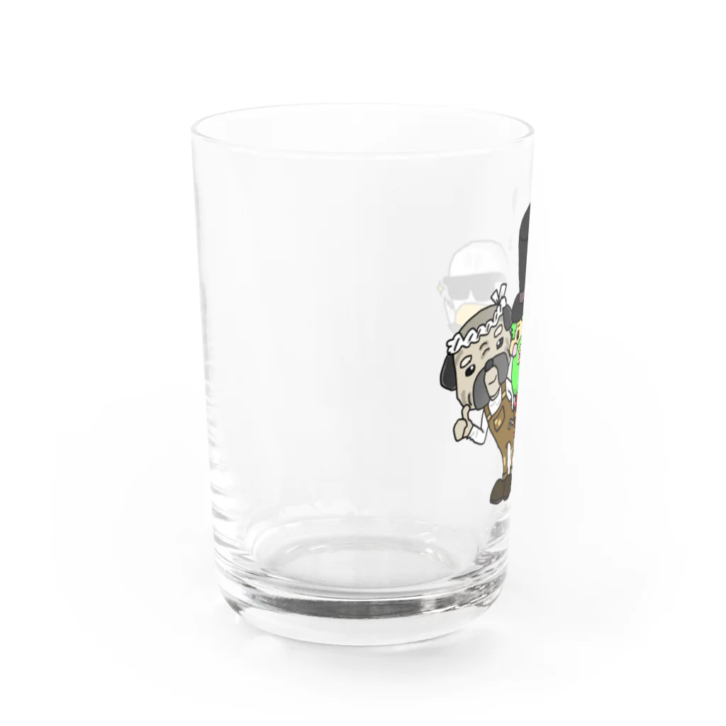 おじクラ！公式ショップのおじクラ！ Water Glass :left