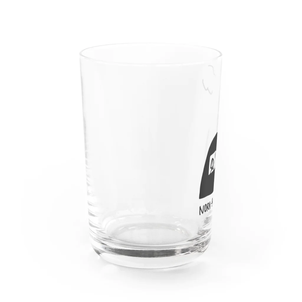 NORA-SAUNAの【絵柄大きめ背景抜け】NORA-SAUNA Water Glass :left