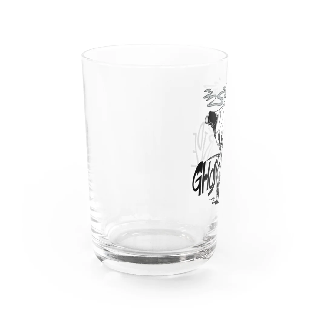 nidan-illustrationの"GHOST RIDE" Water Glass :left