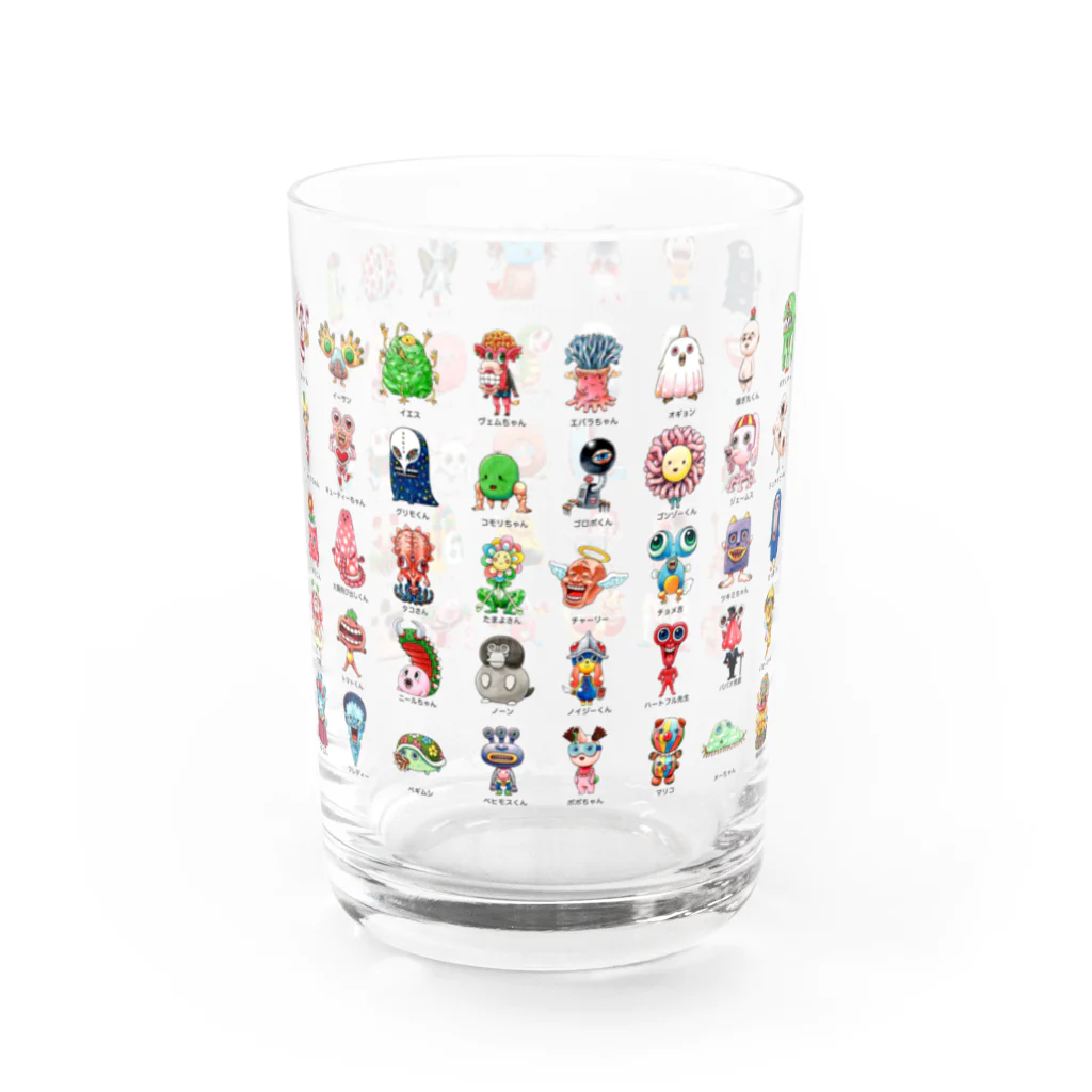 ハートフルやまだのキモかわモンスターズ第1世代＋第2世代 Water Glass :left