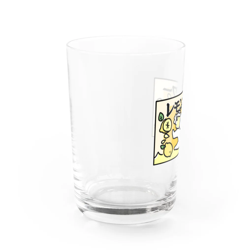 おめがちゃん屋さんの【うさぴっぴ】レモンサワーだいすき Water Glass :left