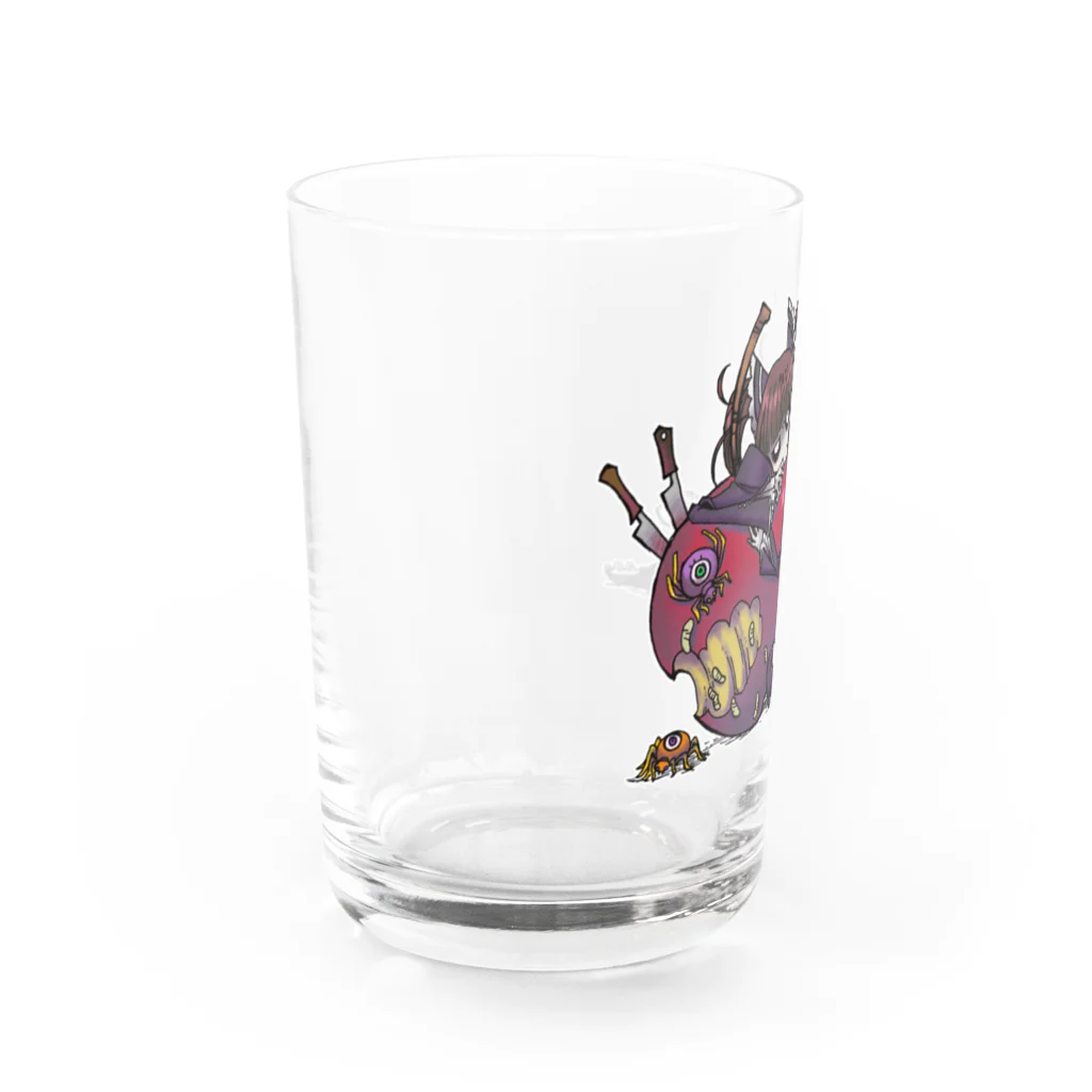 ChunkSpookiesのりんごの憂鬱 Water Glass :left