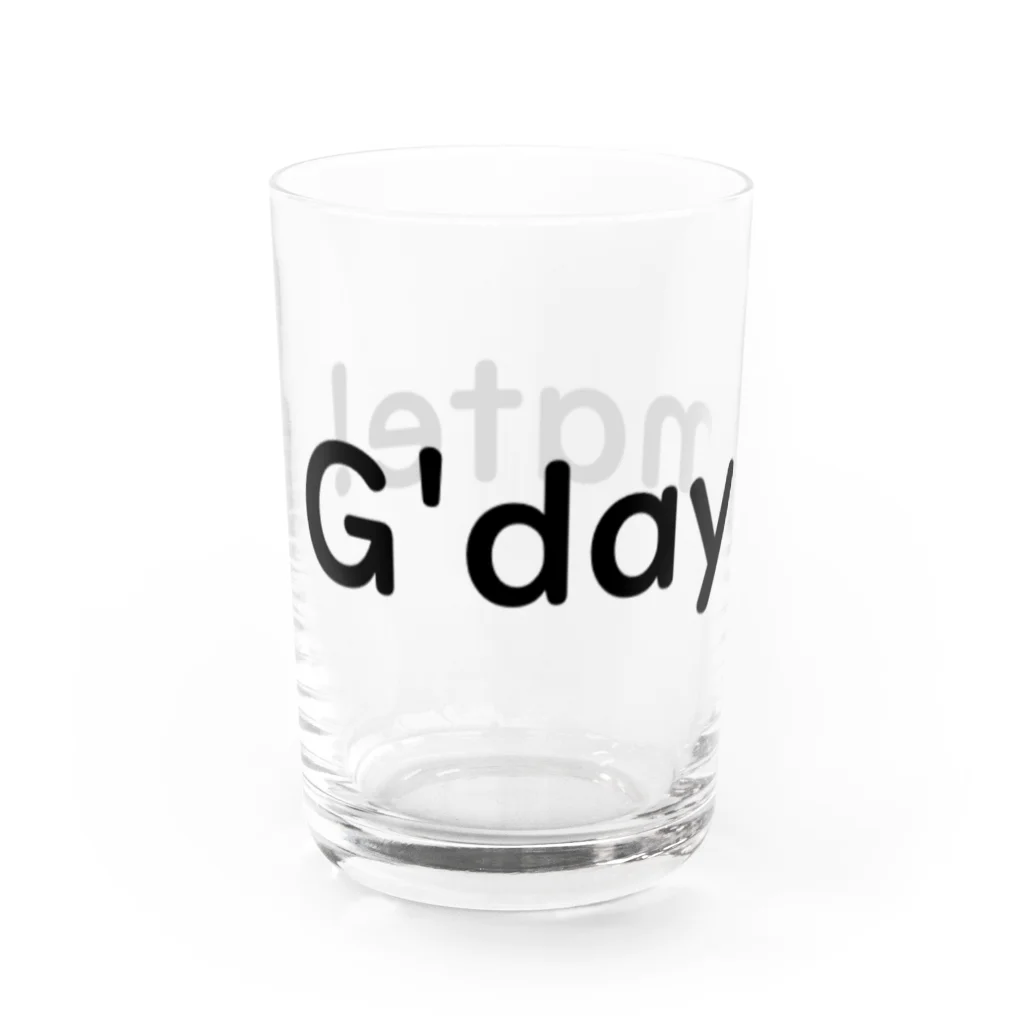 OVERALLSのG'day mate! Water Glass :left