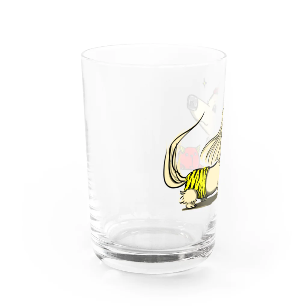 喜壱の鬼のパンツ装着 Water Glass :left