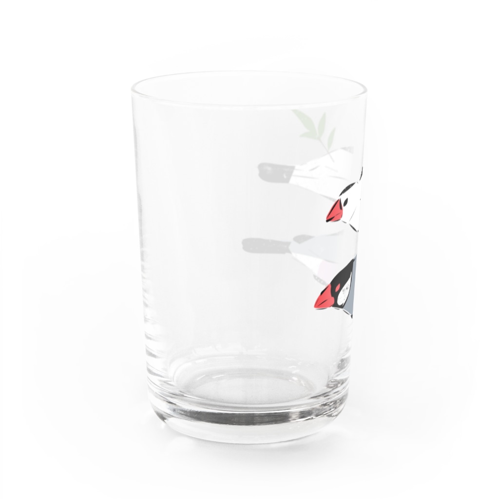 EASEのひもの文鳥 Water Glass :left