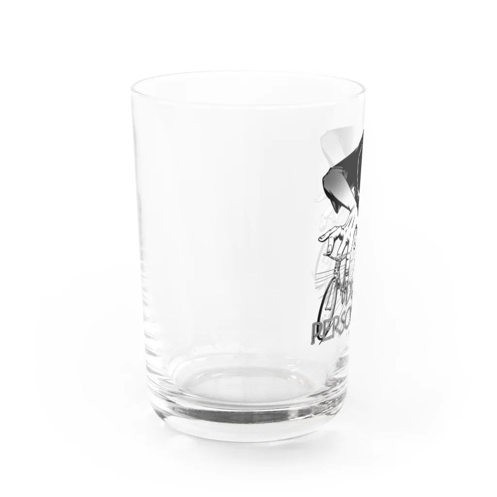 nidan-illustrationの"DUAL PERSONALITY"(B&W) #1 Water Glass :left