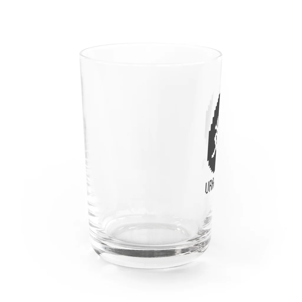 URAWAZAアイテム取扱所のURAWAZA・黒ロゴ Water Glass :left