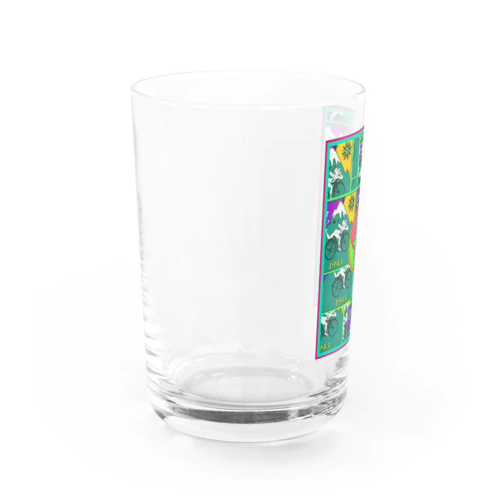 PSYCHEDELIC ART Y&Aのかくせい！ Water Glass :left