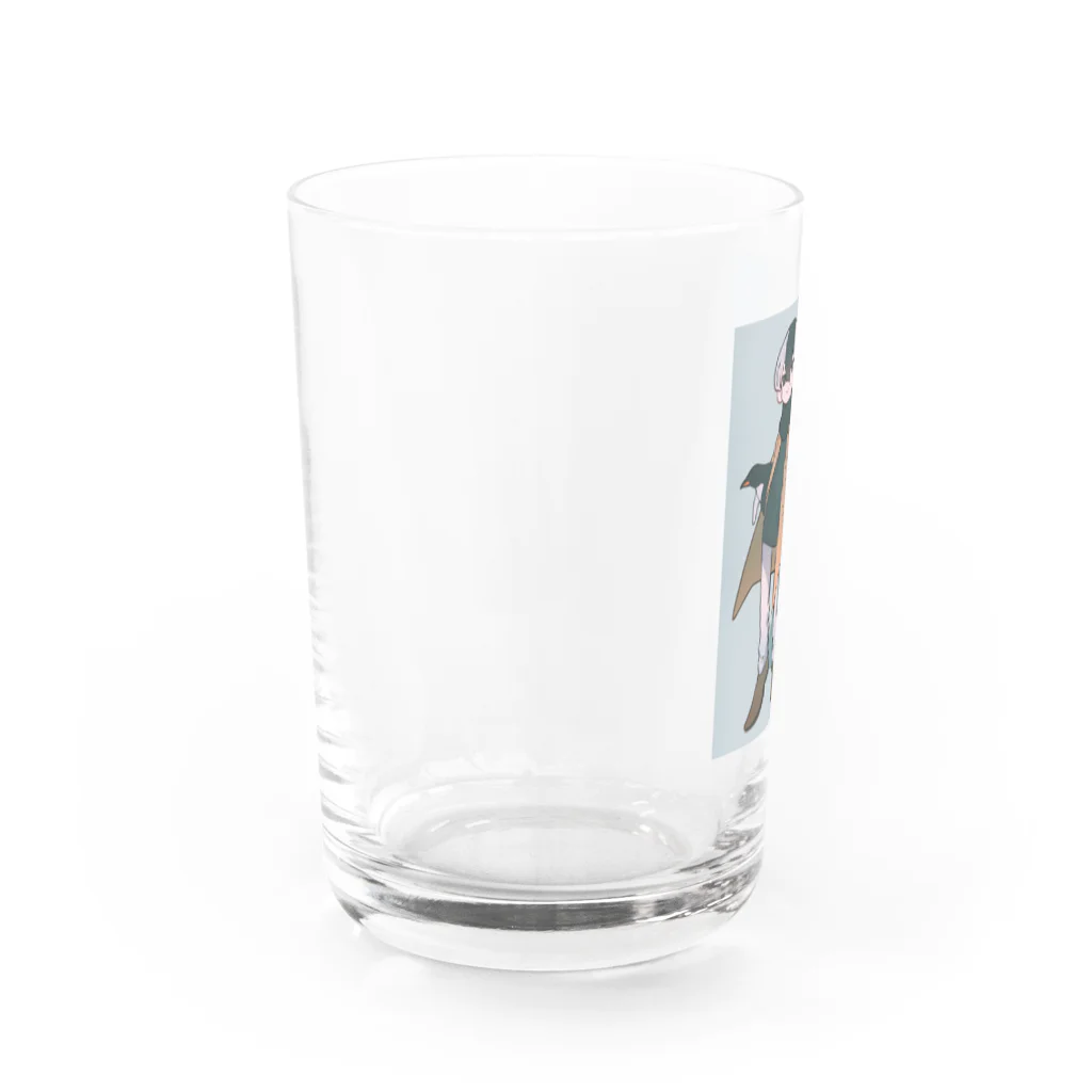 かしわめしのシャチさん Water Glass :left