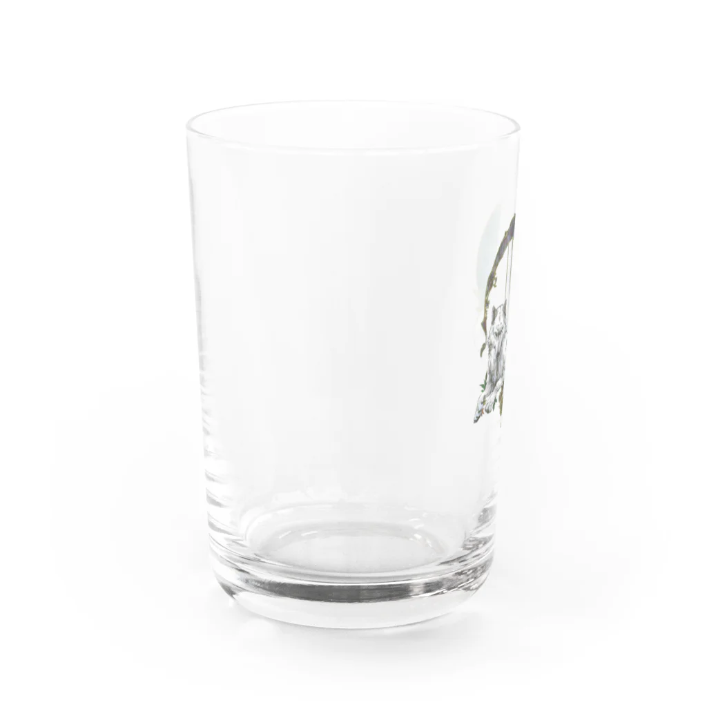 夢海月の月狼 Water Glass :left