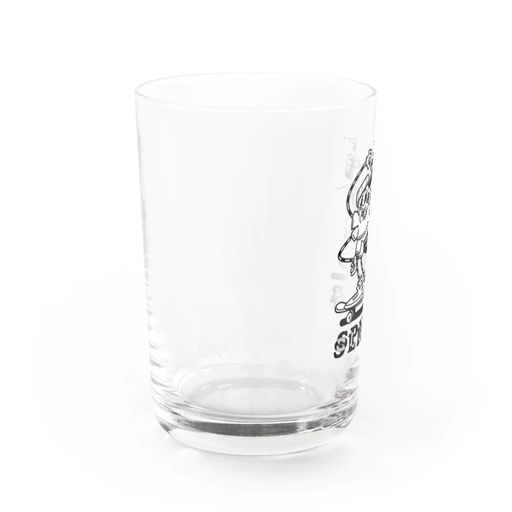 nidan-illustrationの"SPIDER SLIDER" Water Glass :left