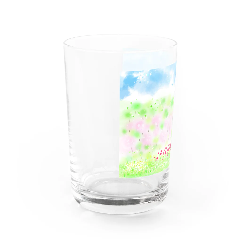ky2021sakuraの桜色の季節 グラス左面