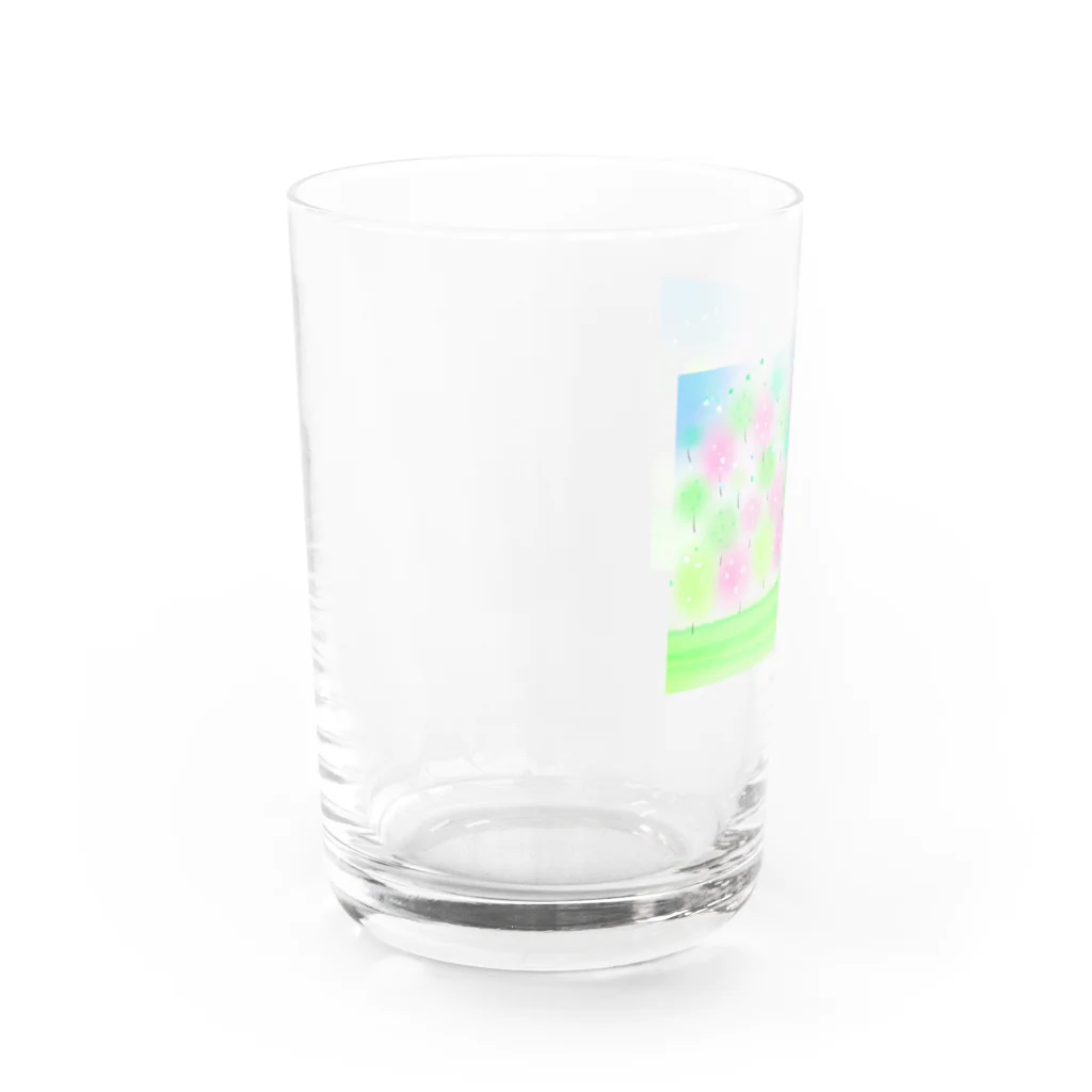 ky2021sakuraの桜咲く丘 Water Glass :left