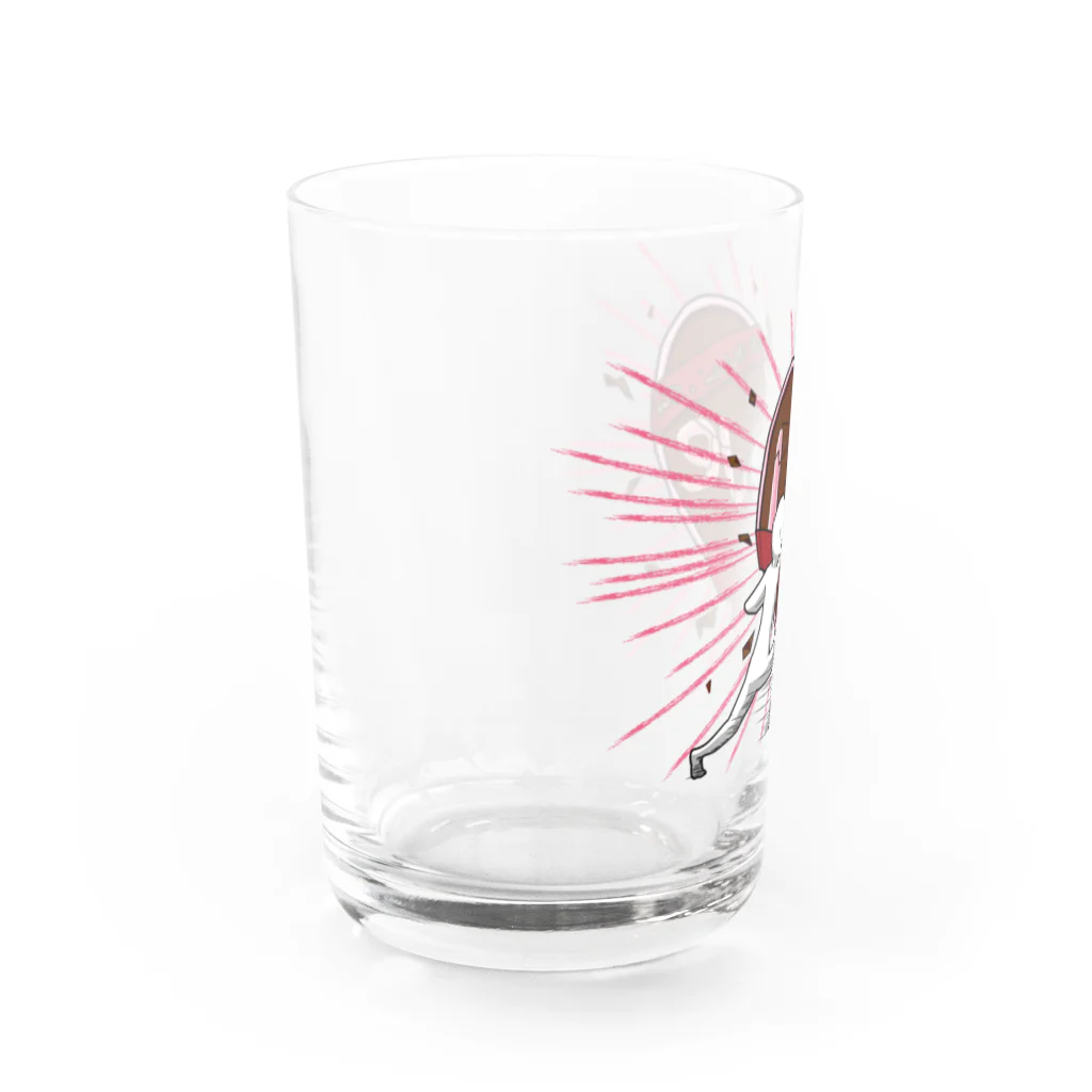 Drecome_Designの粉砕!バレンタインデー Water Glass :left