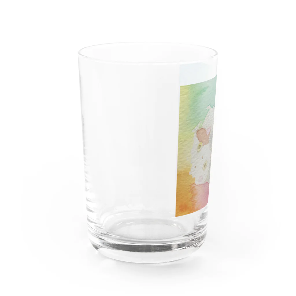 Link∞artのぴょっこり猫さん Water Glass :left