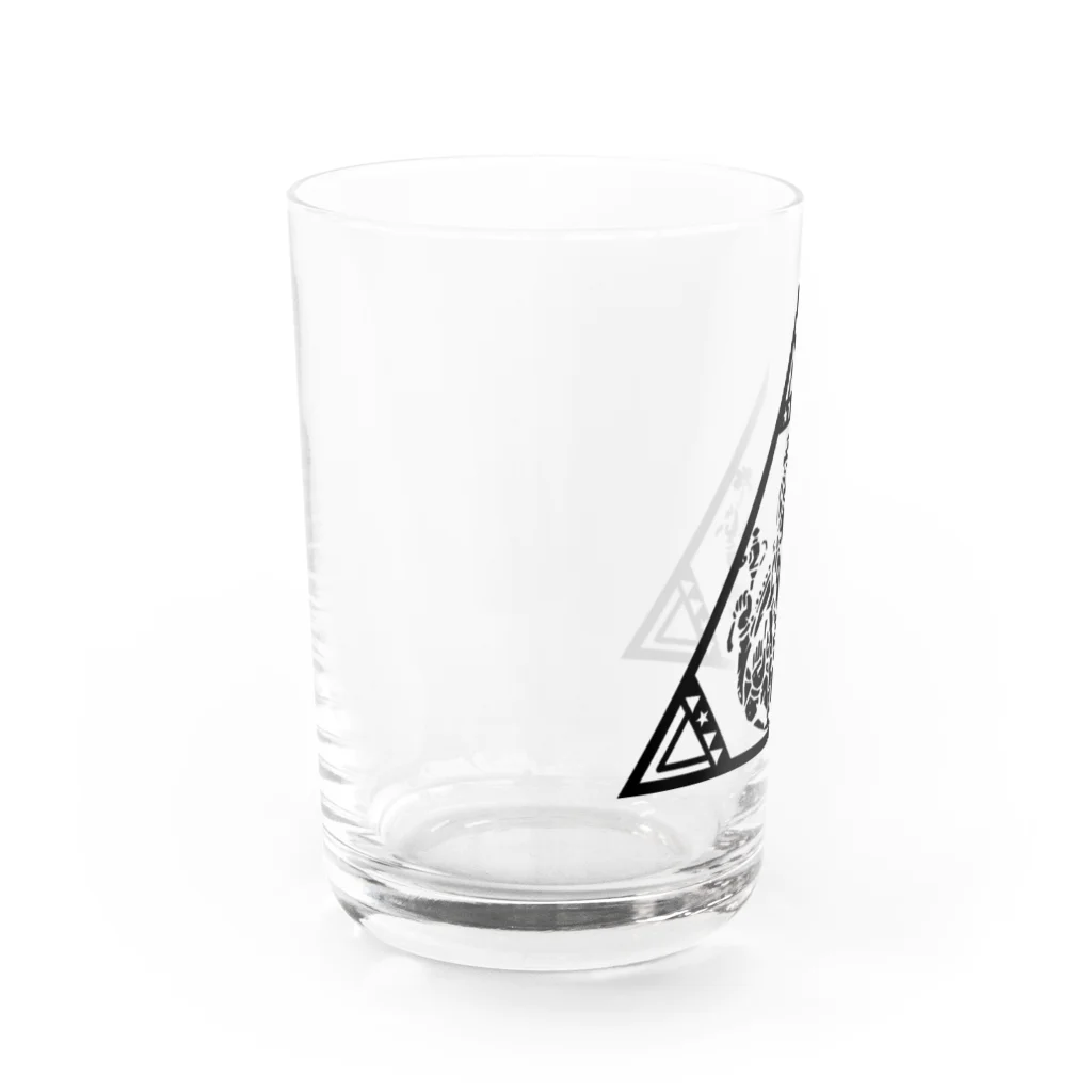 アジアンオールドバザール伊豆のサンカクガネ様 Water Glass :left