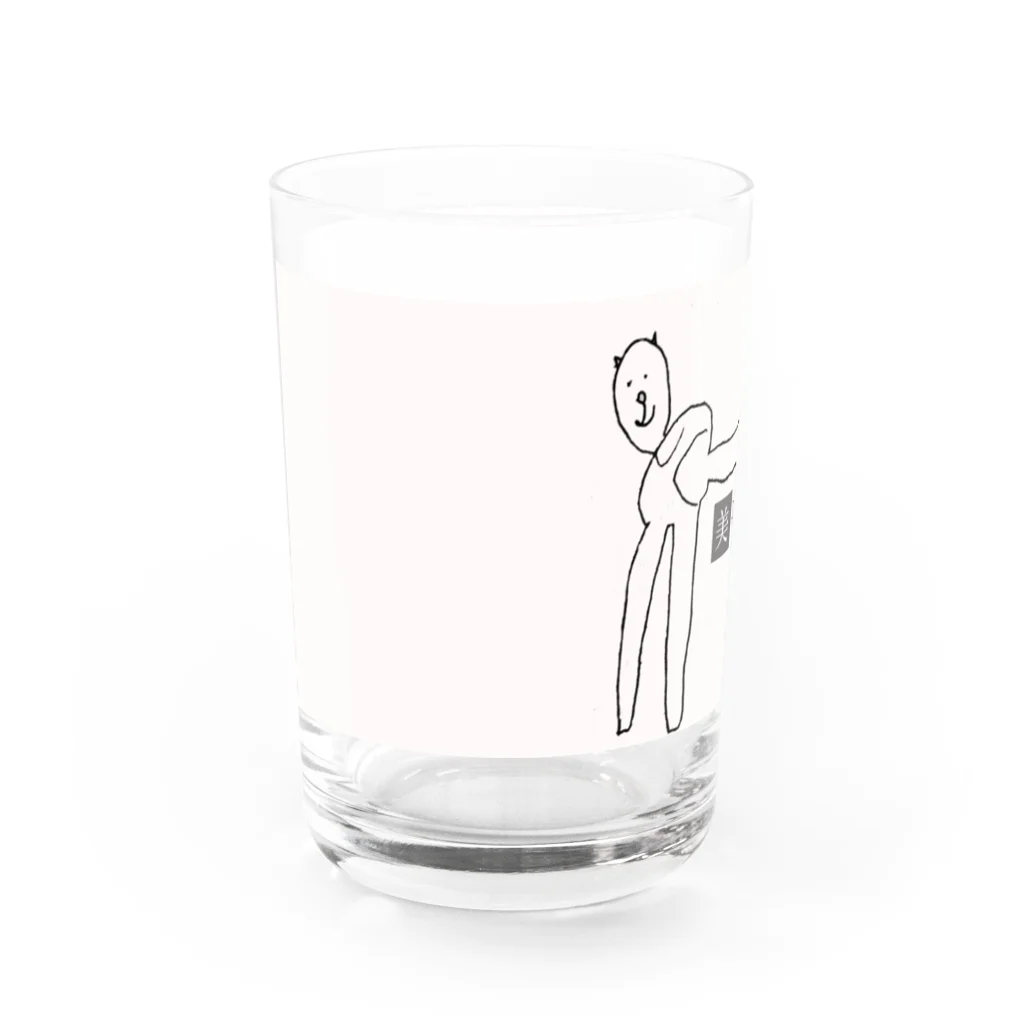 へんてこねこ雑貨の猫酒グラス Water Glass :left