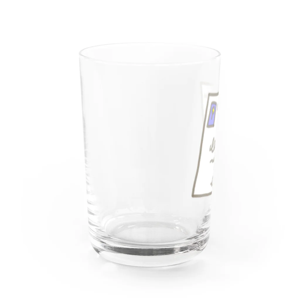 風野ひつじのポストカード Water Glass :left