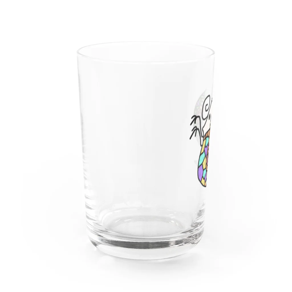 papico001のオシャレなミジンコ　おしゃみじ君 Water Glass :left