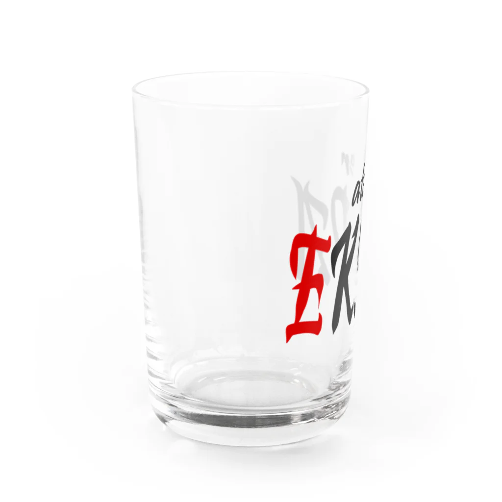 アトリエヱキパのアトリエヱキパ　ロゴ Water Glass :left