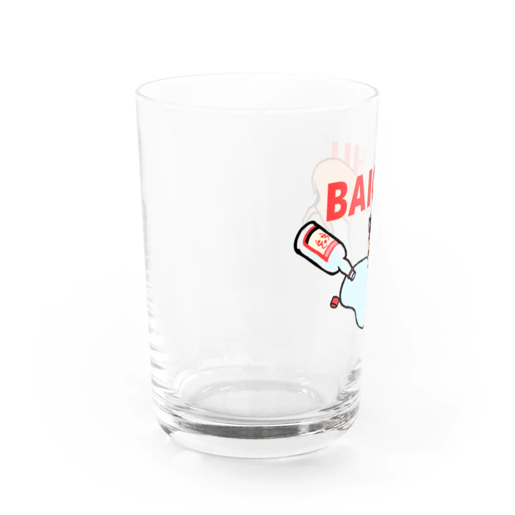 カモシカ亭のキョンと白酒 Water Glass :left