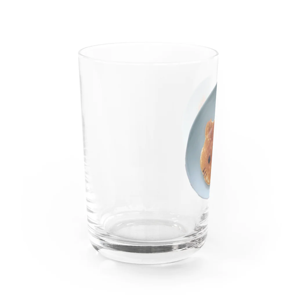 わがやの日常のねこのホットケーキ Water Glass :left