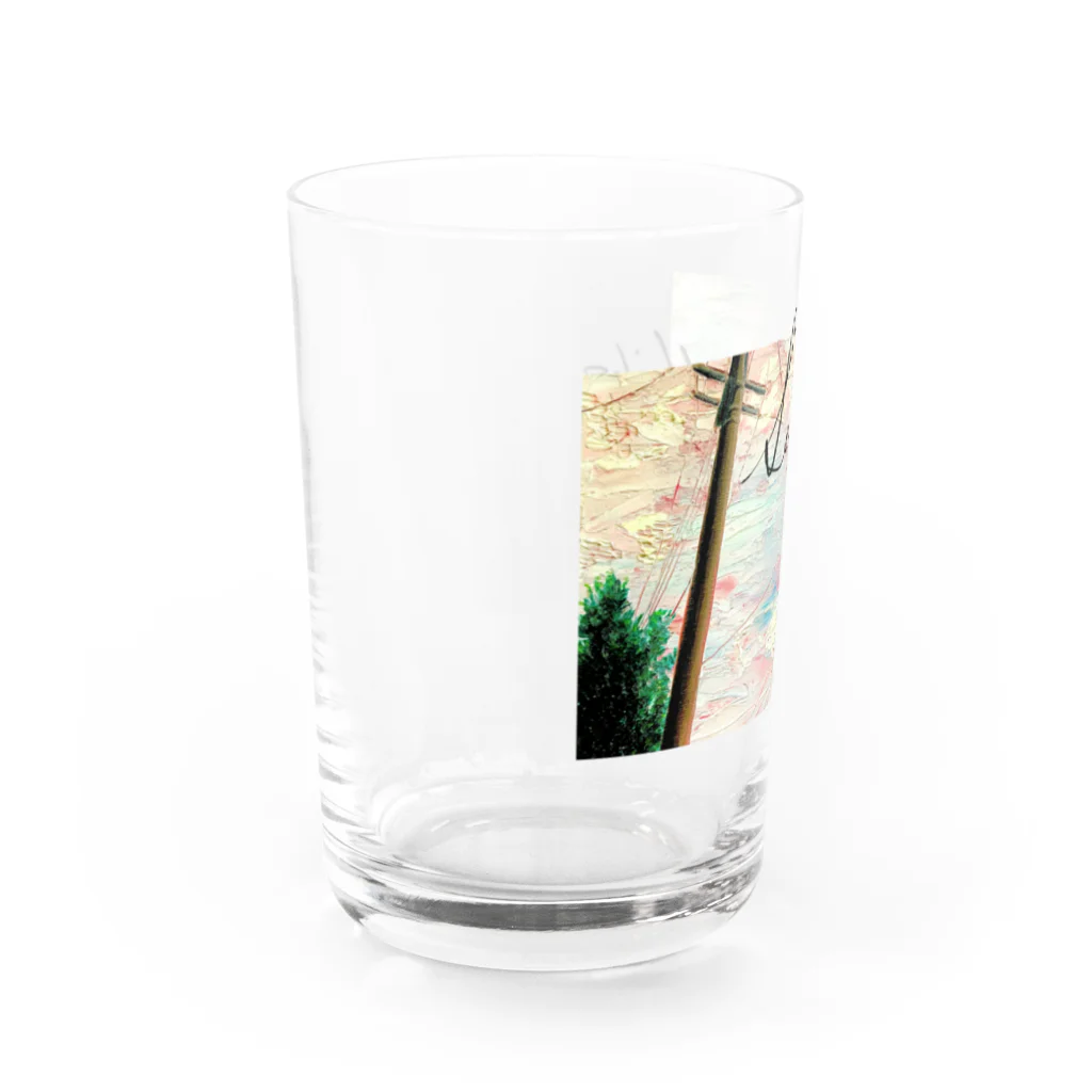 壬本舗 mizu-no-e-hompoの夕景 Water Glass :left