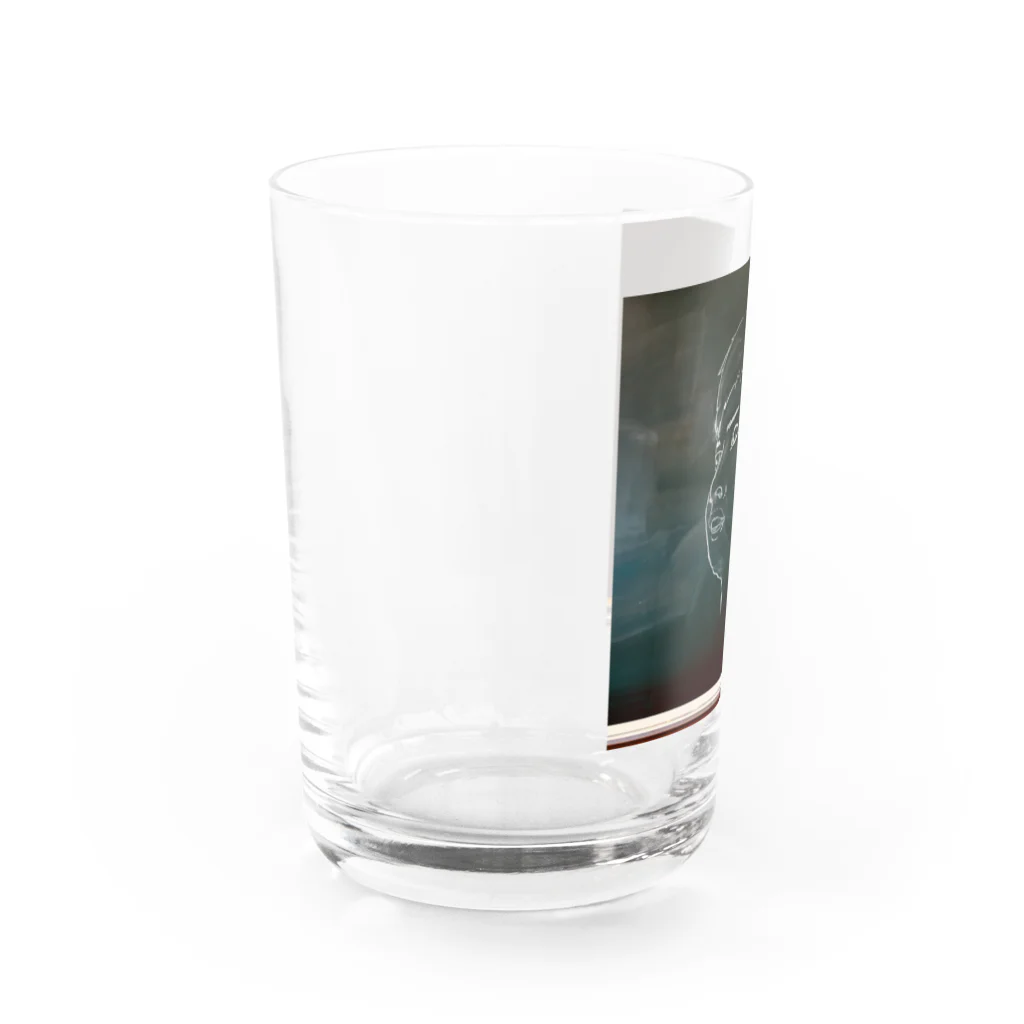 大空の黒板アートを日常に Water Glass :left