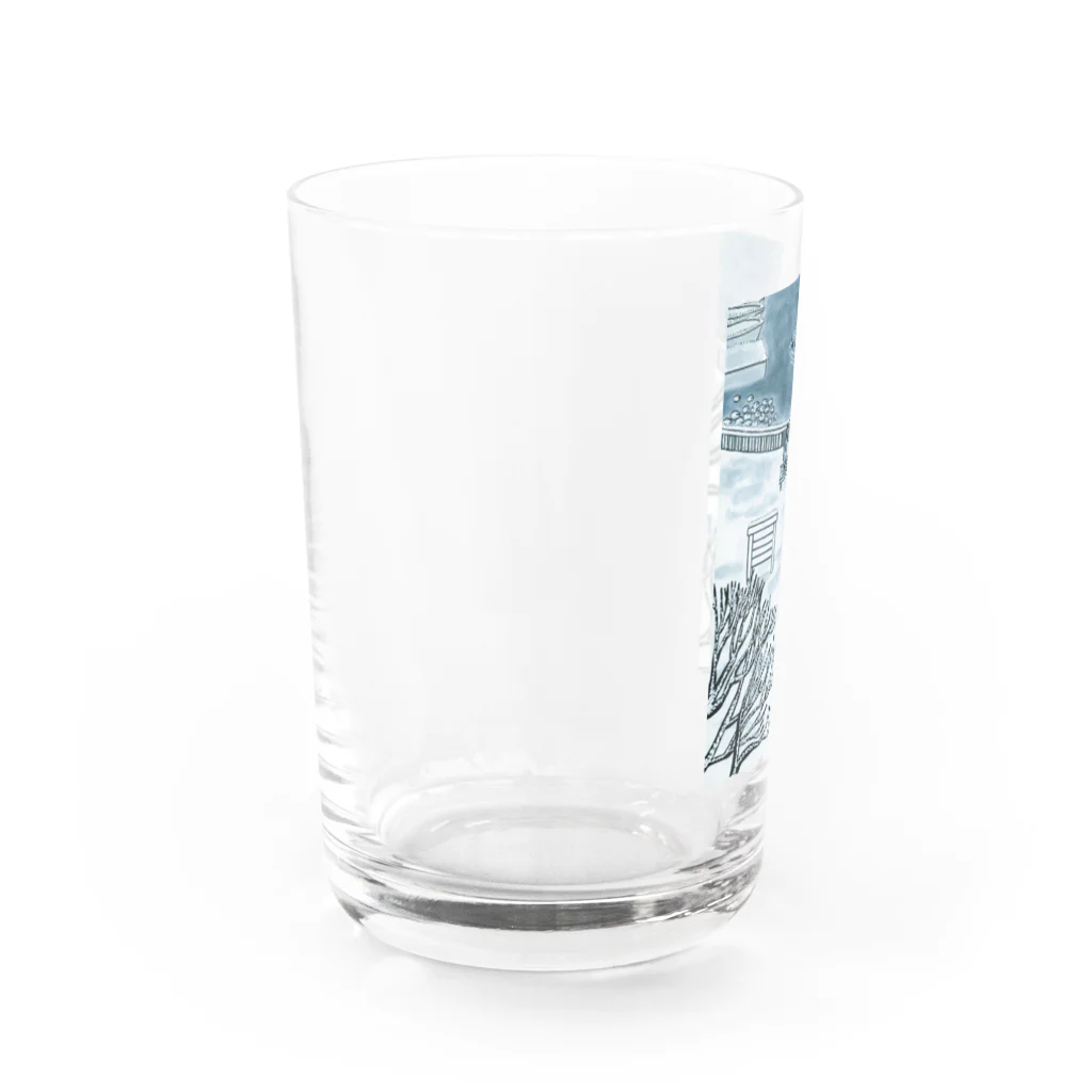 内田かずひろ＠ロダンのココロのシロと歩けば 冬 Water Glass :left