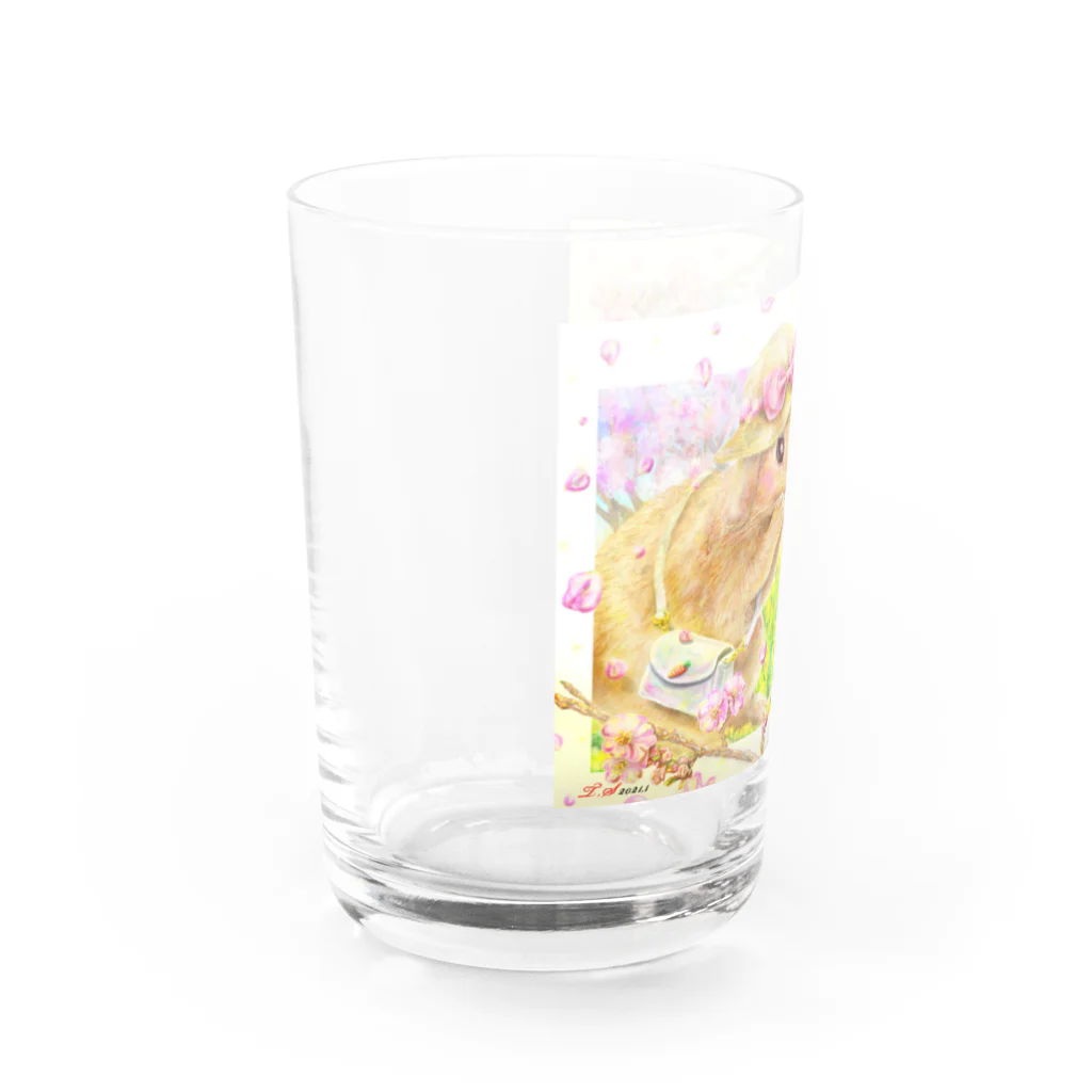 白石拓也のデジタルイラスト「プロポーズ」 Water Glass :left