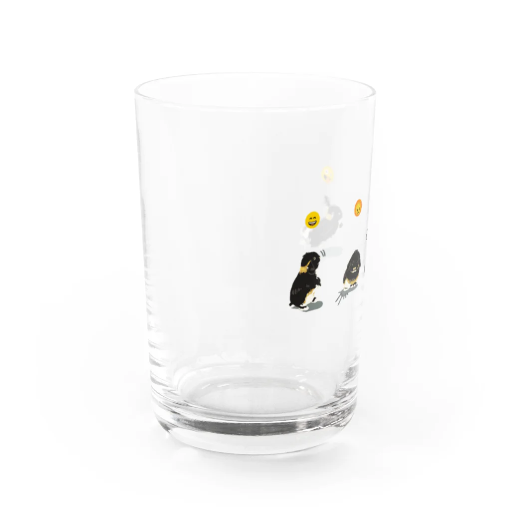 おこげショップのおこげの感情 Water Glass :left