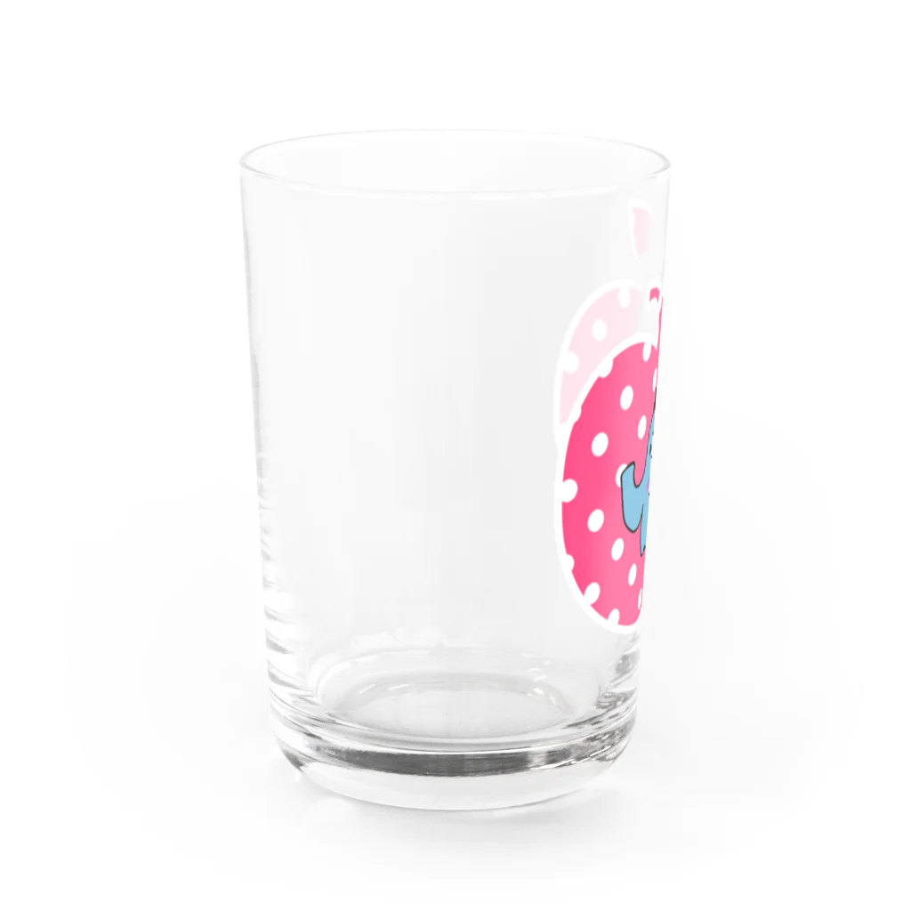 usa100のリンゴ型　とむふぁ現る Water Glass :left