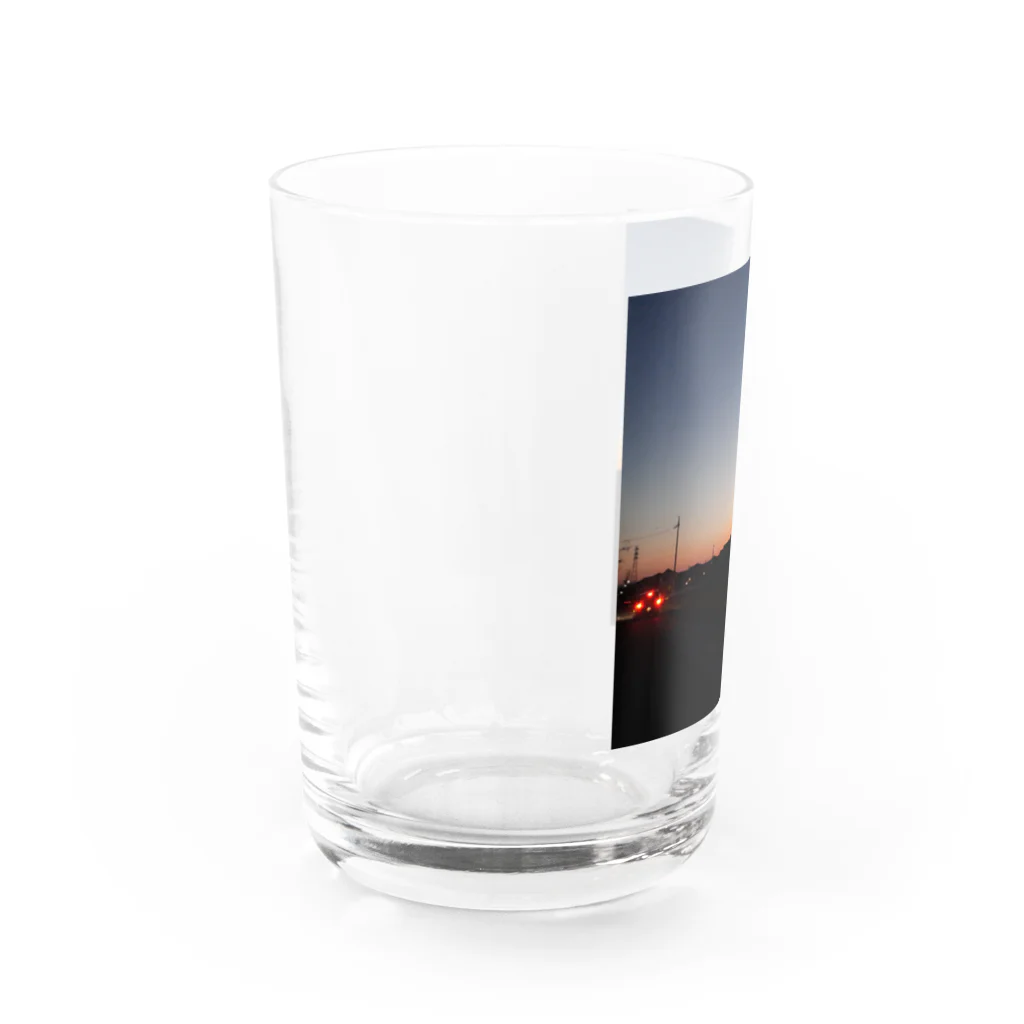 happy_nekoのまちなみ Water Glass :left