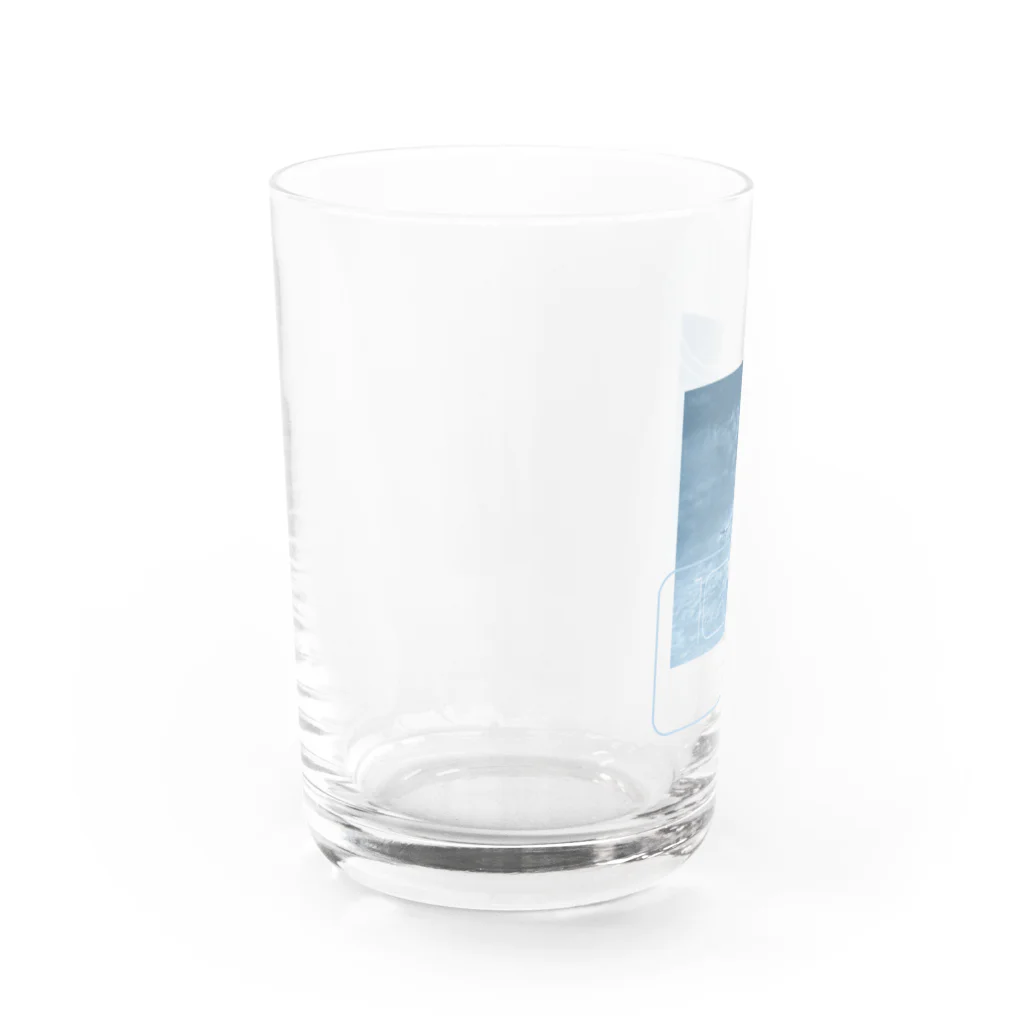 heavenの青空 Water Glass :left
