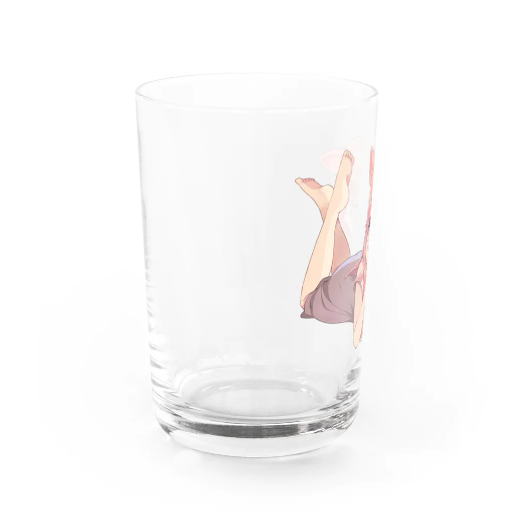 💥📢らぴちぇ通販(天瑠璃ちぇろ)のうつぶせえちちなちぇろグラス Water Glass :left