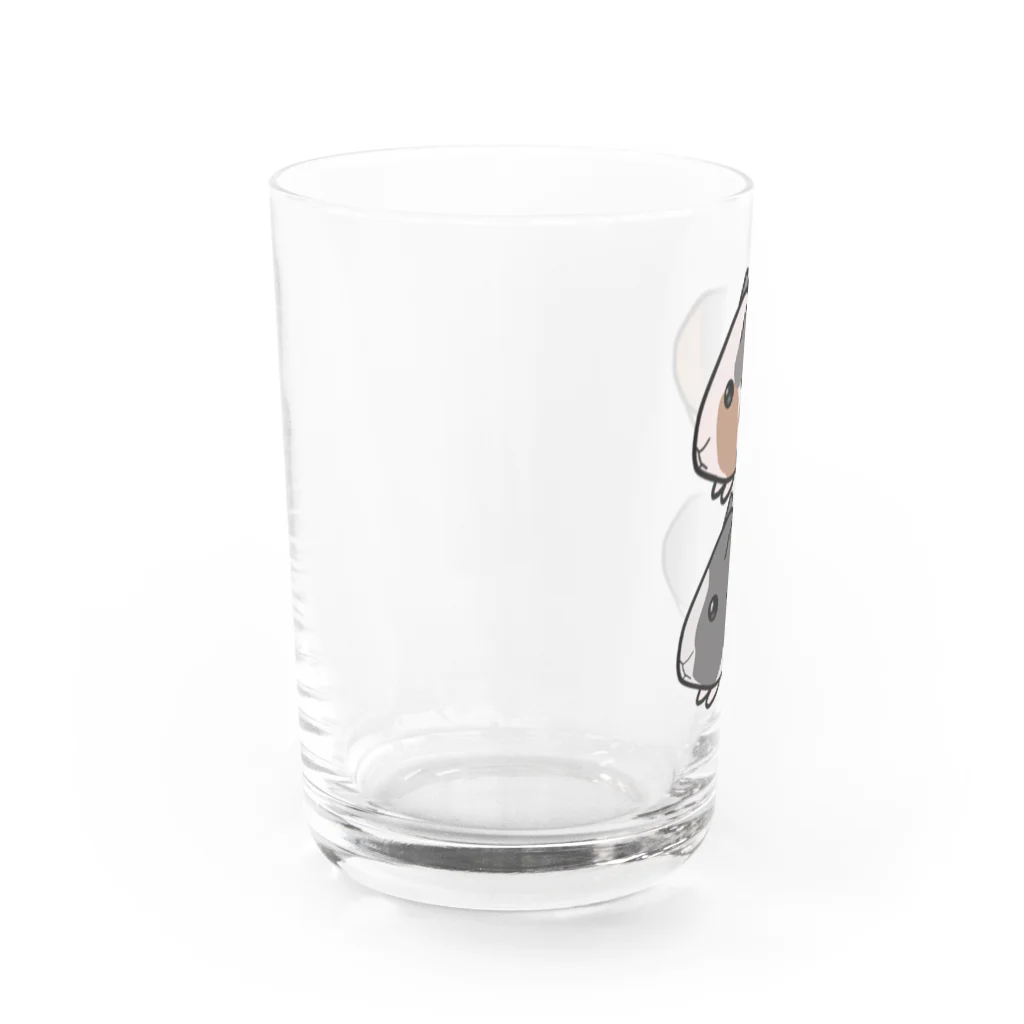 みぅ福島のモルモット♥️イラストグッズ Water Glass :left