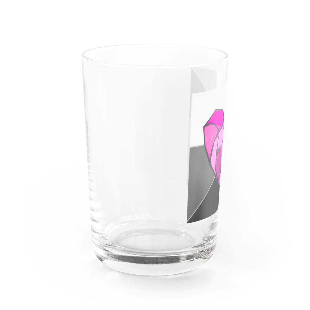 アトリエヱキパのバレンタインハート　for SUZURI グラス左面