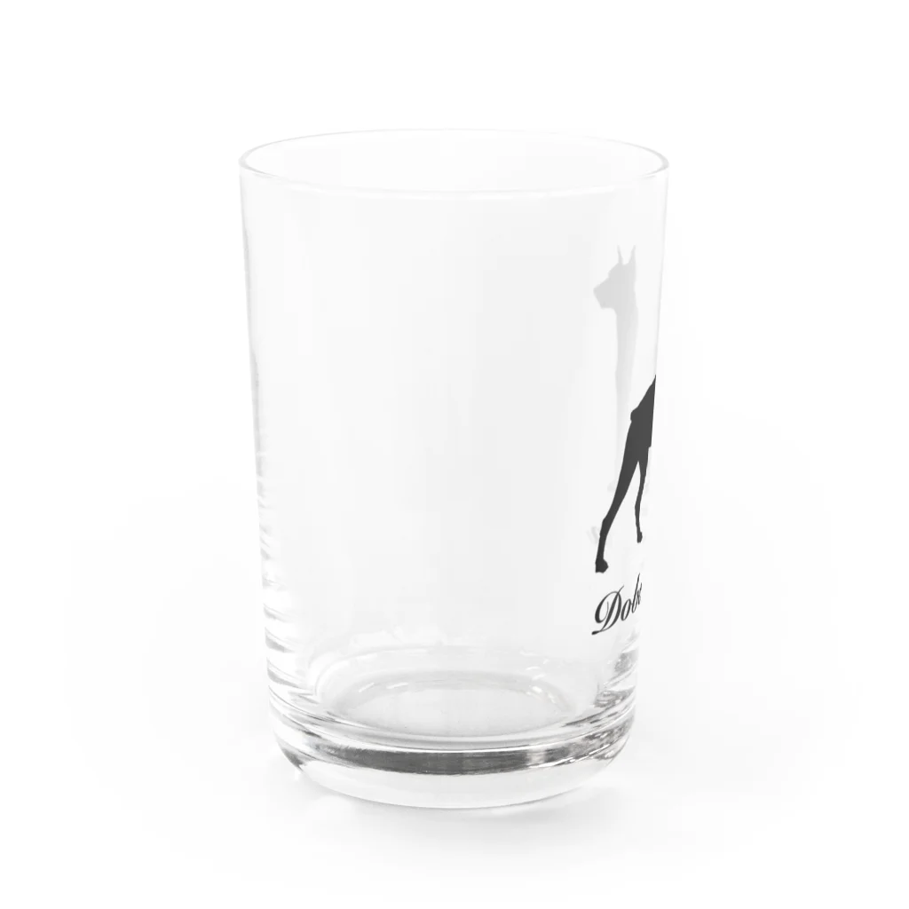 SELECT-1のドーベルマン Water Glass :left