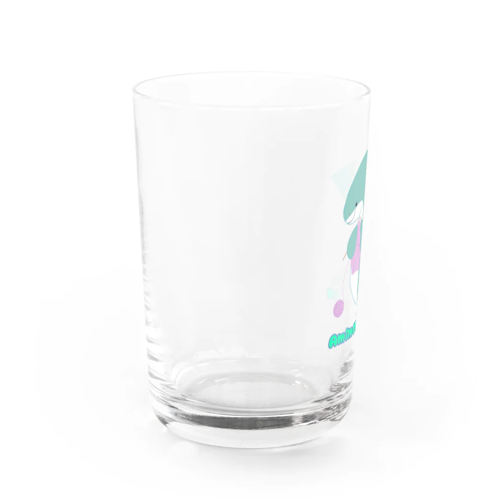 かぼちゃ屋のAmimono Same Water Glass :left