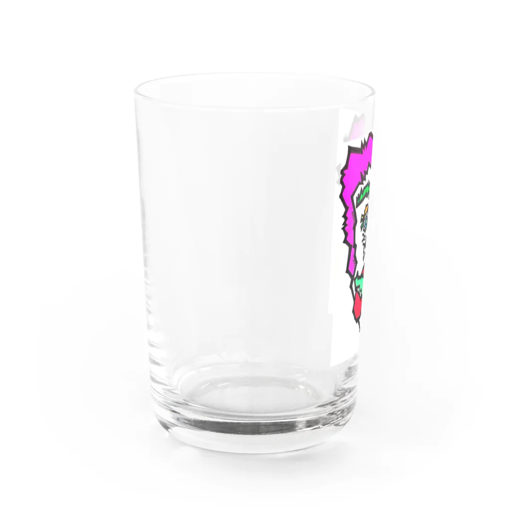 心があったかくなってしまう前にの餃子とビールとこいつ Water Glass :left