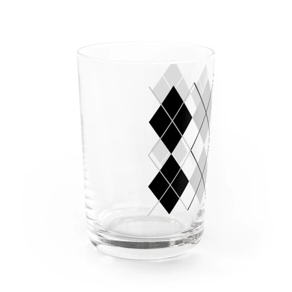 FM Studioの菱形デザイン Water Glass :left