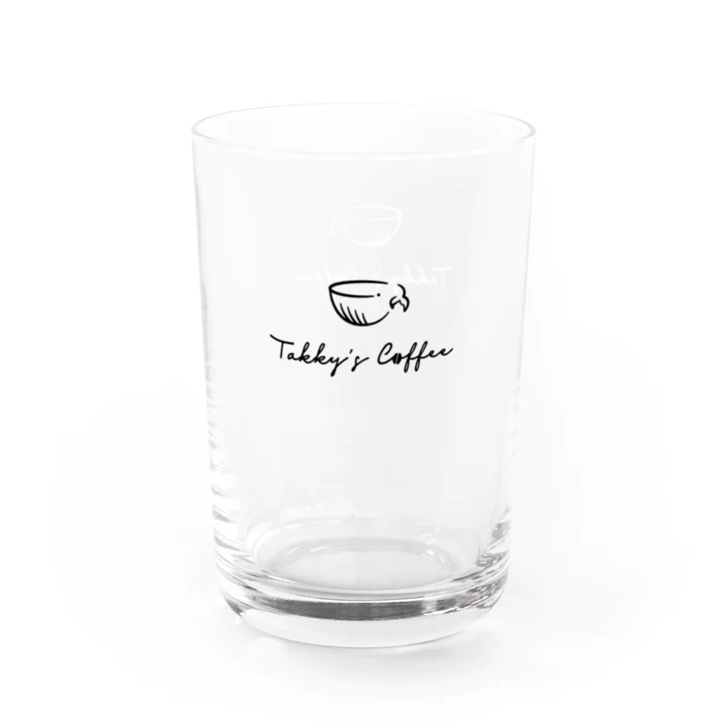 Frame The Sceneryのtakky's coffee (black&white) Water Glass :left