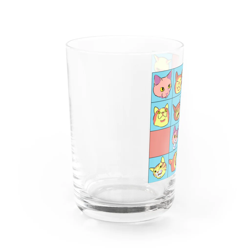 Megの猫陀羅化 Water Glass :left